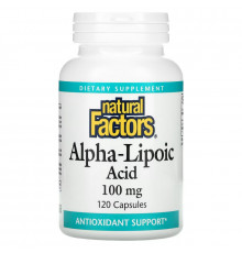 Natural Factors, Alpha-Lipoic Acid, 100 mg, 120 Capsules