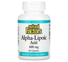 Natural Factors, Alpha-Lipoic Acid, 400 mg, 60 Capsules