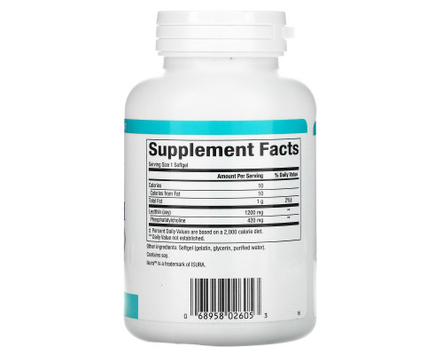 Natural Factors, Фосфатидилхолин (PC), 420 мг, 90 гелевых капсул Natural Factors, Фосфатидилхолин (PC), 420 мг, 90 гелевых капсул