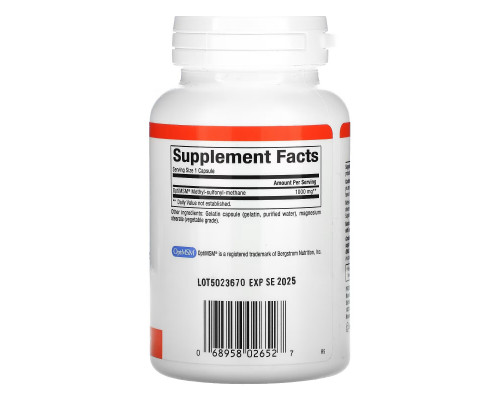 Natural Factors, МСМ, 1000 мг, 90 капсул Natural Factors, МСМ, 1000 мг, 90 капсул