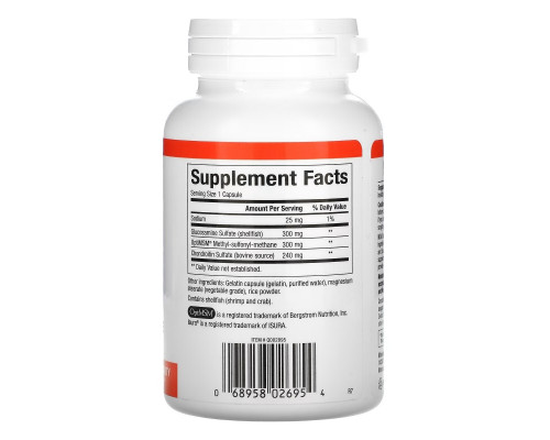 Natural Factors, MSM Joint Formula with Glucosamine & Chondroitin Sulfate, 90 Capsules Natural Factors, MSM Joint Formula with Glucosamine & Chondroitin Sulfate, 90 Capsules