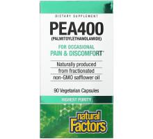 Natural Factors, PEA400, 90 Vegetarian Capsules