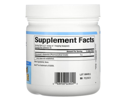 Natural Factors, Micronized L-Glutamine Powder, 5,000 mg , 8 oz (226 g) Natural Factors, Micronized L-Glutamine Powder, 5,000 mg , 8 oz (226 g)