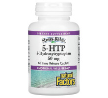 Natural Factors, 5-HTP, 50 mg, 60 Enteric Покрытые Капсулы