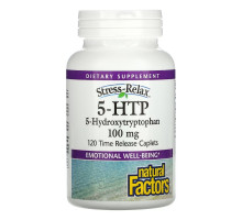 Natural Factors, Stress-Relax, 5-HTP, 100 mg, 120 Time Release Caplets