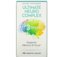 Natural Factors, 3 Brains, Ultimate Neuro Complex, 120 Vegetarian Capsules