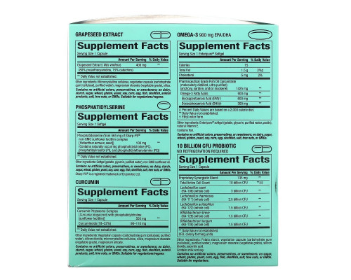 Natural Factors, 3 Brains Total, 30 Convenient Cello Packs Natural Factors, 3 Brains Total, 30 Convenient Cello Packs