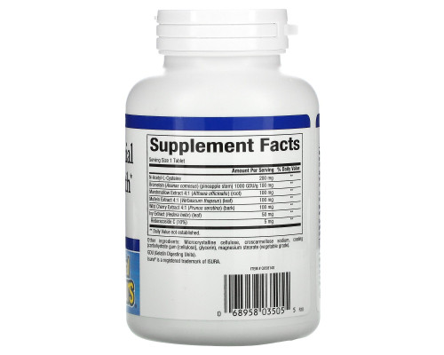 Natural Factors, Здоровье дыхательных путей (Lung, Bronchial & Sinus Health), 90 таблеток Natural Factors, Здоровье дыхательных путей (Lung, Bronchial & Sinus Health), 90 таблеток