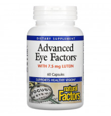 Natural Factors, Передовые глазные факторы, 60 капсул