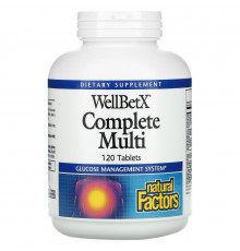Natural Factors, WellBetX Complete Multi, 120 Tablets