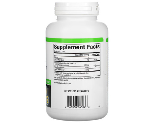 Natural Factors, DGL, Deglycyrrhizinated Licorice Root Extract, 180 Chewable Tablets Natural Factors, DGL, Deglycyrrhizinated Licorice Root Extract, 180 Chewable Tablets