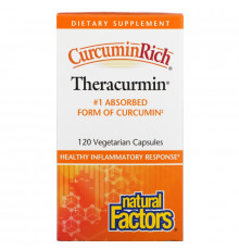 Natural Factors, CurcuminRich, Theracurmin, 120 Vegetarian Capsules