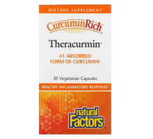 Natural Factors, CurcuminRich, Theracurmin, 30 Vegetarian Capsules