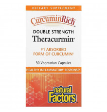 Natural Factors, Theracurmin, Double Strength, 30 Vegetarian Capsules