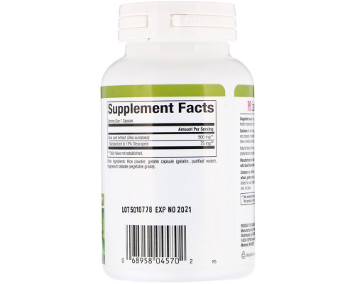 Natural Factors, Оливковое масло, 500 мг, 90 капсул Natural Factors, Оливковое масло, 500 мг, 90 капсул