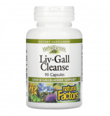 Natural Factors, Liv-Gall Cleanse, 90 капсул