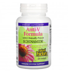 Natural Factors, Формула Anti-V с эхинамидом, 120 гелевых капсул