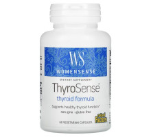 Natural Factors, WomenSense, ThyroSense, Thyroid Formula, 60 Vegetarians Capsules