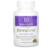 Natural Factors, Womensense, AdrenaSense, Adrenal Formula, 60 Vegetarian Capsules