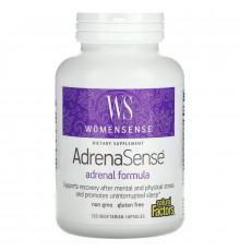 Natural Factors, WomenSense, AdrenaSense, Adrenal Formula, 120 Vegetarian Capsules