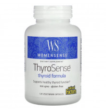 Natural Factors, WomenSense, ThyroSense, Thyroid Formula, 120 Vegetarian Capsules