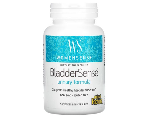 Natural Factors, Womensense, BladderSense, 90 Vegetarian Capsules Natural Factors, Womensense, BladderSense, 90 Vegetarian Capsules