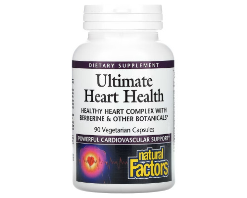 Natural Factors, Ultimate Heart Health, 90 Vegetarian Capsules Natural Factors, Ultimate Heart Health, 90 Vegetarian Capsules
