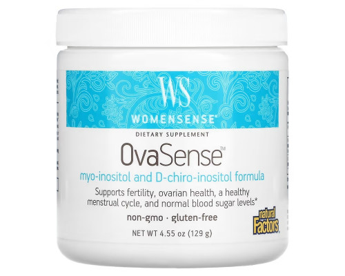 Natural Factors, Womensense, PCOSense, 129 г (4,55 унции) Natural Factors, Womensense, PCOSense, 129 г (4,55 унции)