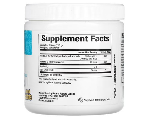 Natural Factors, Womensense, PCOSense, 129 г (4,55 унции) Natural Factors, Womensense, PCOSense, 129 г (4,55 унции)