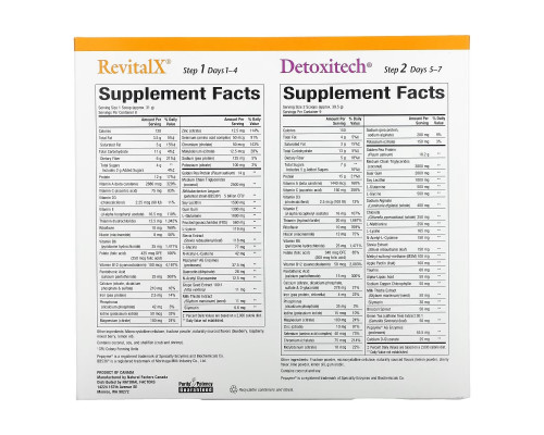Natural Factors, Питательное очищение за 7 дней с RevitalX и Detoxitech, 603,5 г (1,33 фунта) Natural Factors, Питательное очищение за 7 дней с RevitalX и Detoxitech, 603,5 г (1,33 фунта)
