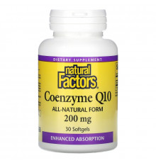Natural Factors, Coenzyme Q10, 200 mg, 30 Softgels