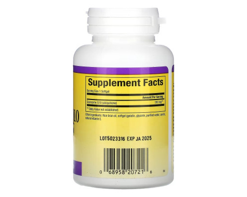 Natural Factors, Coenzyme Q10, 200 mg, 30 Softgels Natural Factors, Coenzyme Q10, 200 mg, 30 Softgels