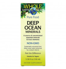 Natural Factors, Whole Earth & Sea, Deep Ocean Minerals, 3.38 fl oz (100 ml)