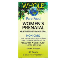 Natural Factors, Whole Earth & Sea, Women's Prenatal Multivitamin & Mineral, 60 Tablets