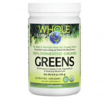 Зелень и зеленые овощи Whole Earth & Sea, Greens, Unflavored, 6.9 oz (195 g)