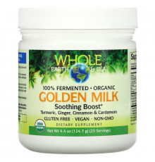 Natural Factors, Whole Earth & Sea, Golden Milk Soothing Boost, 4.4 oz (124.7 g)