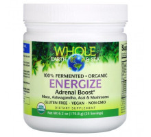 Улучшение памяти и работы мозга Whole Earth & Sea, Energize Adrenal Boost, 6.2 oz (175.8 g)