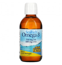 Рыбий жир и Омега 3, 6, 9 Natural Factors, SeaRich