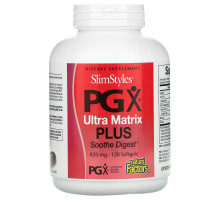 Natural Factors, SlimStyles, PGX Ultra Matrix Plus, Soothe Digest, 820 mg, 120 Softgels