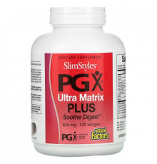 Natural Factors, SlimStyles, PGX Ultra Matrix Plus, Soothe Digest, 820 mg, 120 Softgels