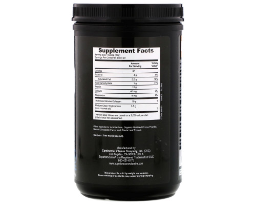 Superior Source, Keto Collagen Powder with MCTs, Chocolate, 14 oz (397 g) Superior Source, Keto Collagen Powder with MCTs, Chocolate, 14 oz (397 g)