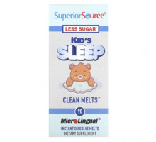 Детское здоровье Superior Source, Kid's Sleep, Clean Melts, 90 Instant Dissolve Melts