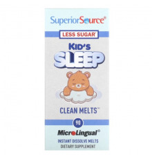 Детское здоровье Superior Source, Kid's Sleep, Clean Melts, 90 Instant Dissolve Melts