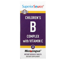 Superior Source, Children's B Complex with Vitamin C, 60 MicroLingual Instant Dissolve Tablets
