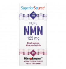 Superior Source, Pure NMN, 125 mg, 60 Instant Dissolve Tablets