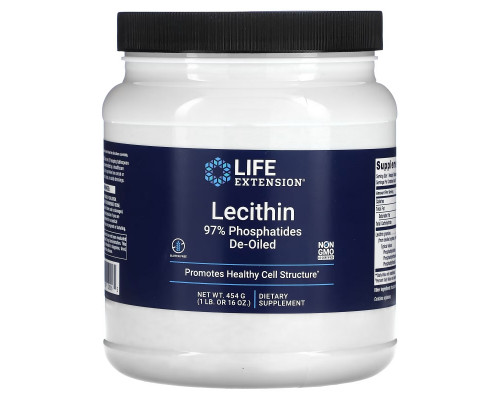 Life Extension Лецитин 16 унций (454 г) Life Extension Лецитин 16 унций (454 г)