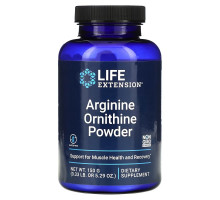 Life Extension, Порошок с аргинином и орнитином, 5,29 унции (150 г)