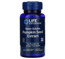 Life Extension, Растворимый в Воде Экстракт Тыквенных Семян, 60 Вегетарианских Капсул