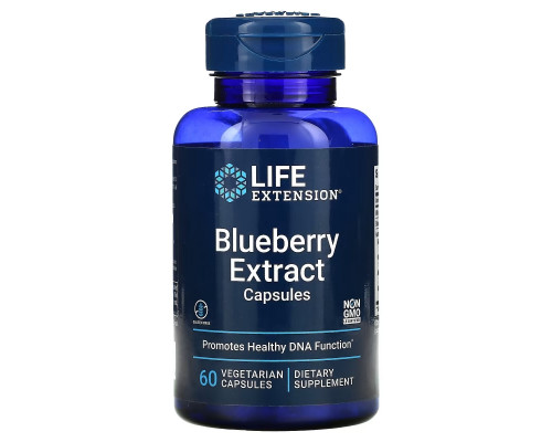 Life Extension, Blueberry Extract Capsules, 60 Vegetarian Capsules Life Extension, Blueberry Extract Capsules, 60 Vegetarian Capsules
