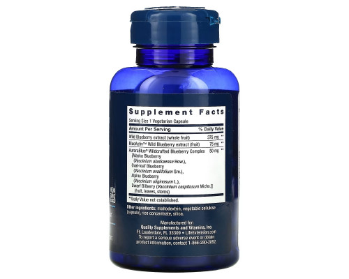 Life Extension, Blueberry Extract Capsules, 60 Vegetarian Capsules Life Extension, Blueberry Extract Capsules, 60 Vegetarian Capsules